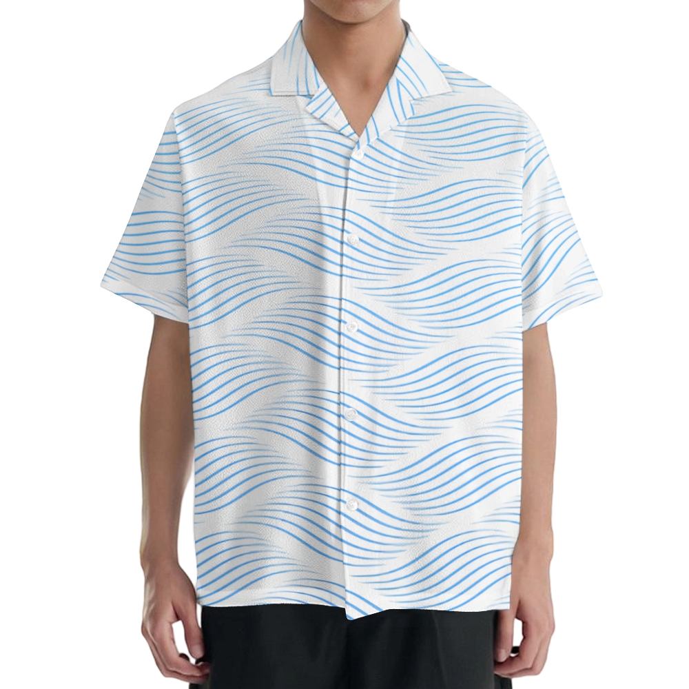 Great Wave Japanese Style Camp Shirt