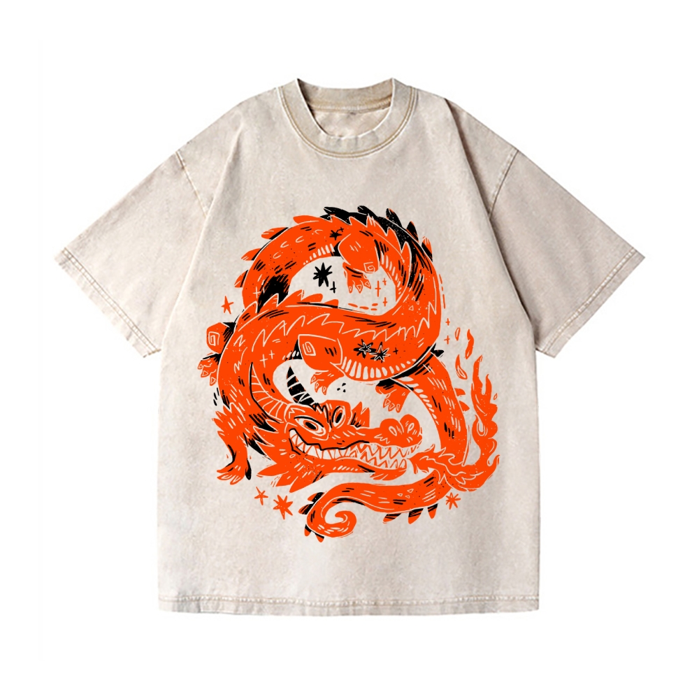 Vintage Wash Japanese Design T-Shirt – Japan-tiger