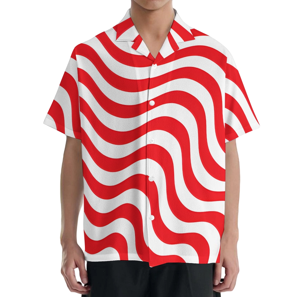 American Soccer Wave Japanese Style Camp Shirt