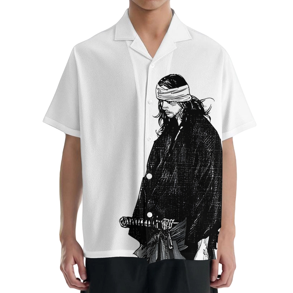 Vagabond Samurai Japanese Style Camp Shirt