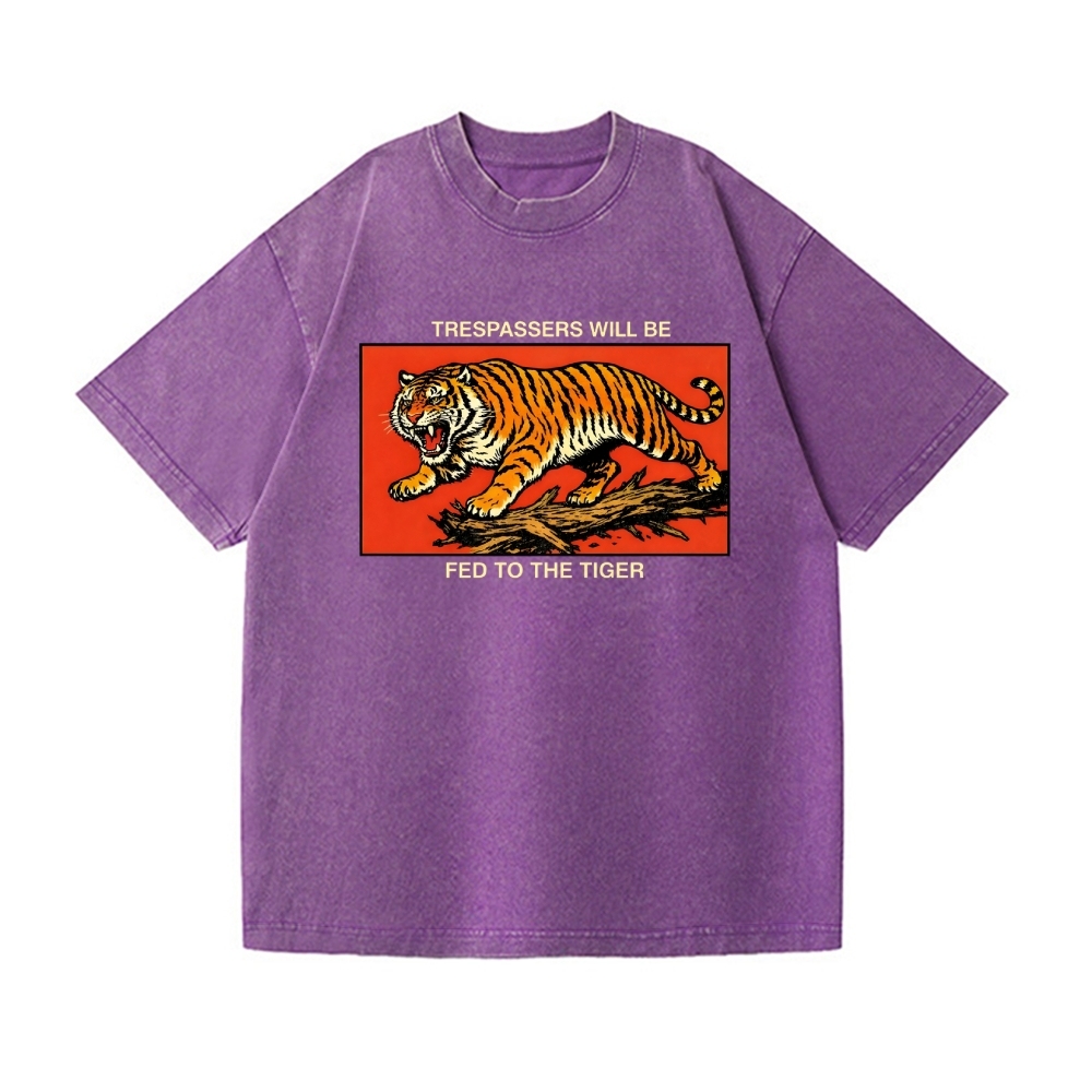 Tiger Vintage Wash Japanese Design T-Shirt