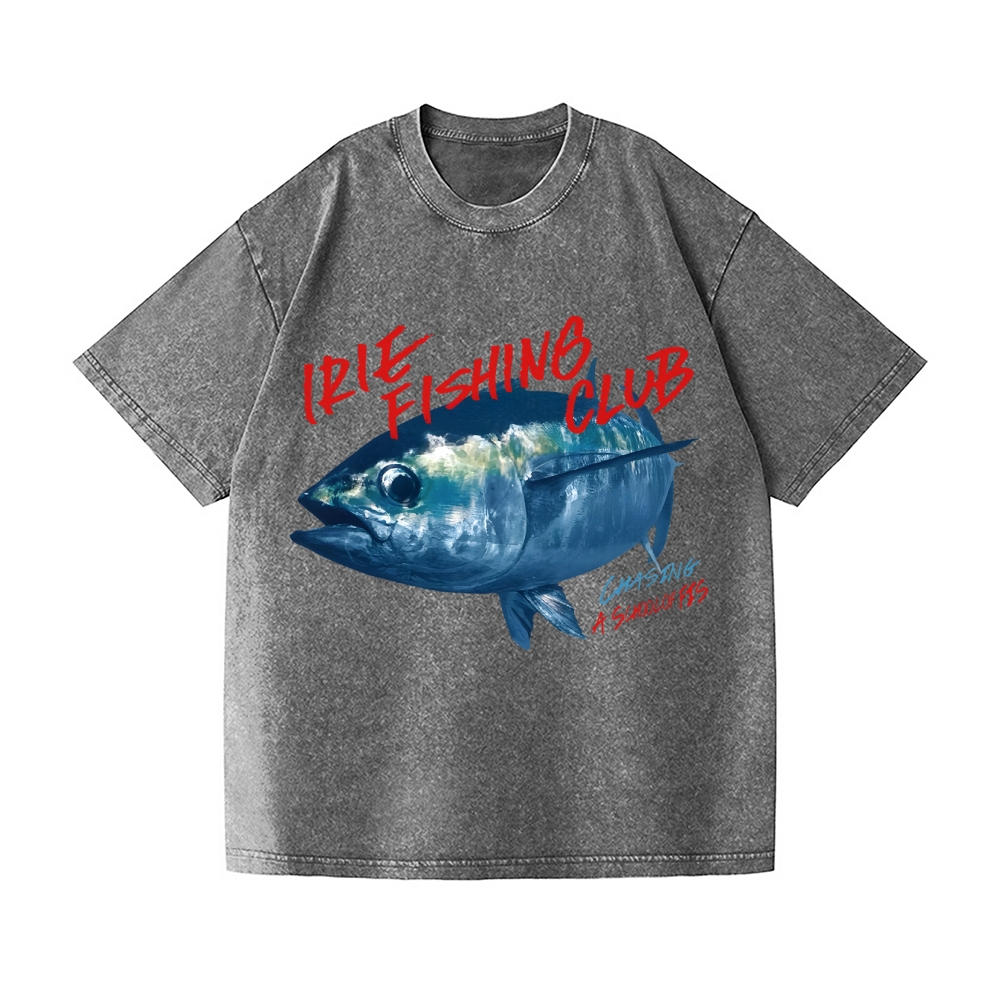 Fish Maguro Vintage Wash Japanese Design T-Shirt