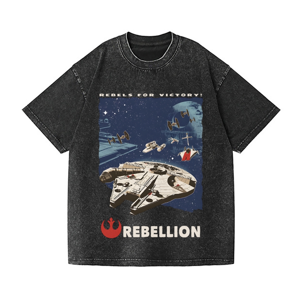 Star Wars Vintage Wash Japanese Design T-Shirt
