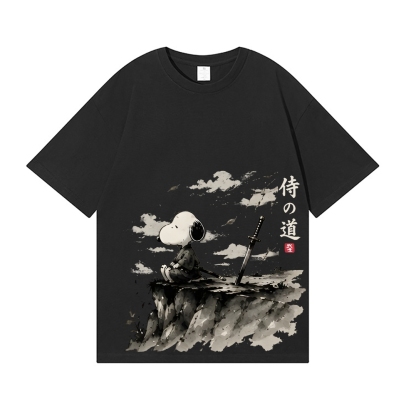 Samurai Peanuts Japanese Style Classic Tee