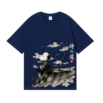 Samurai Peanuts Japanese Style Classic Tee