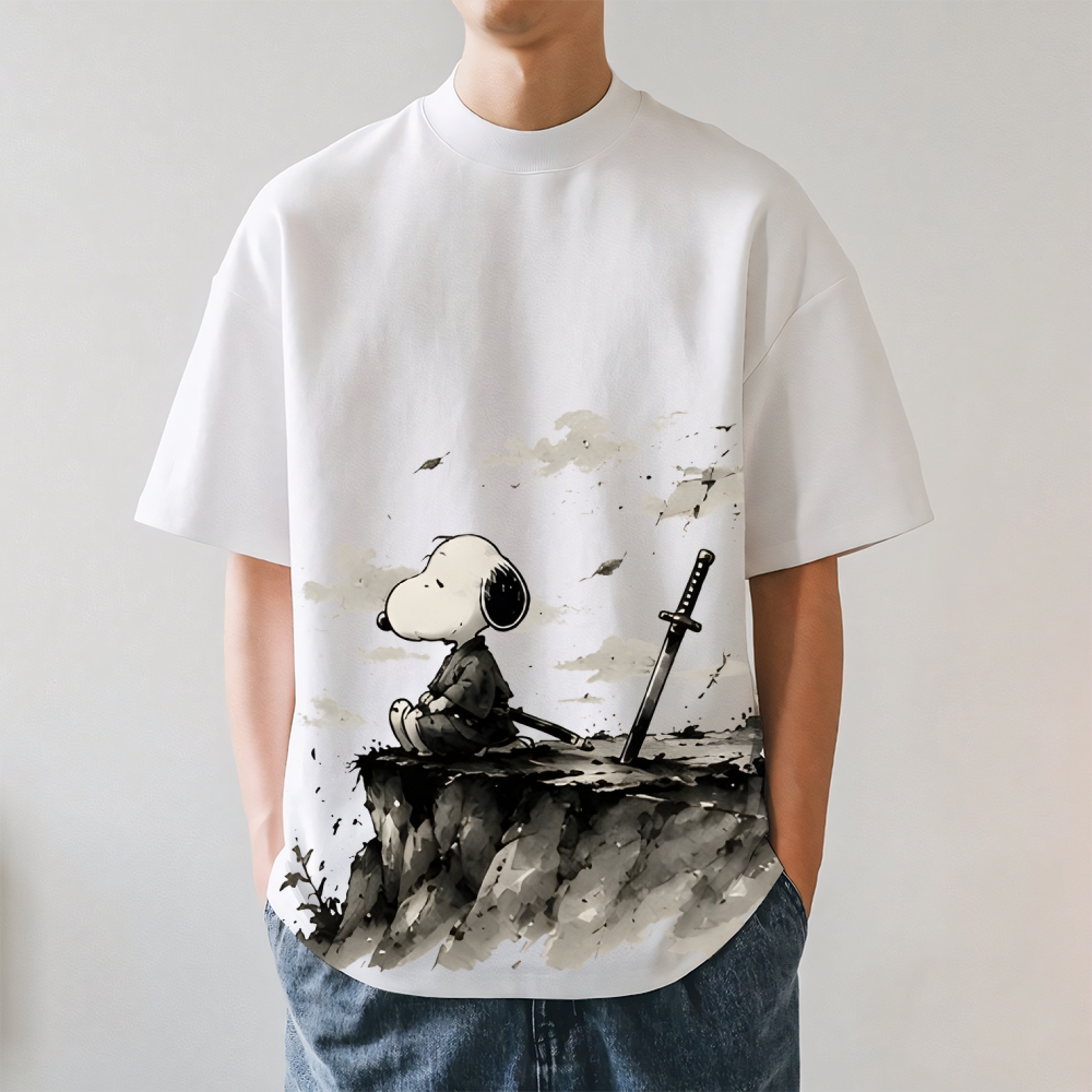 Samurai Peanuts Japanese Style Classic Tee