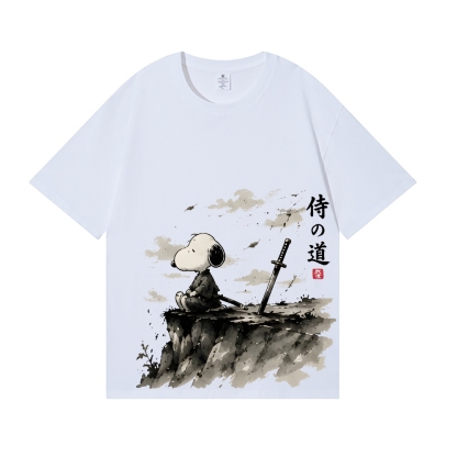 Samurai Peanuts Japanese Style Classic Tee