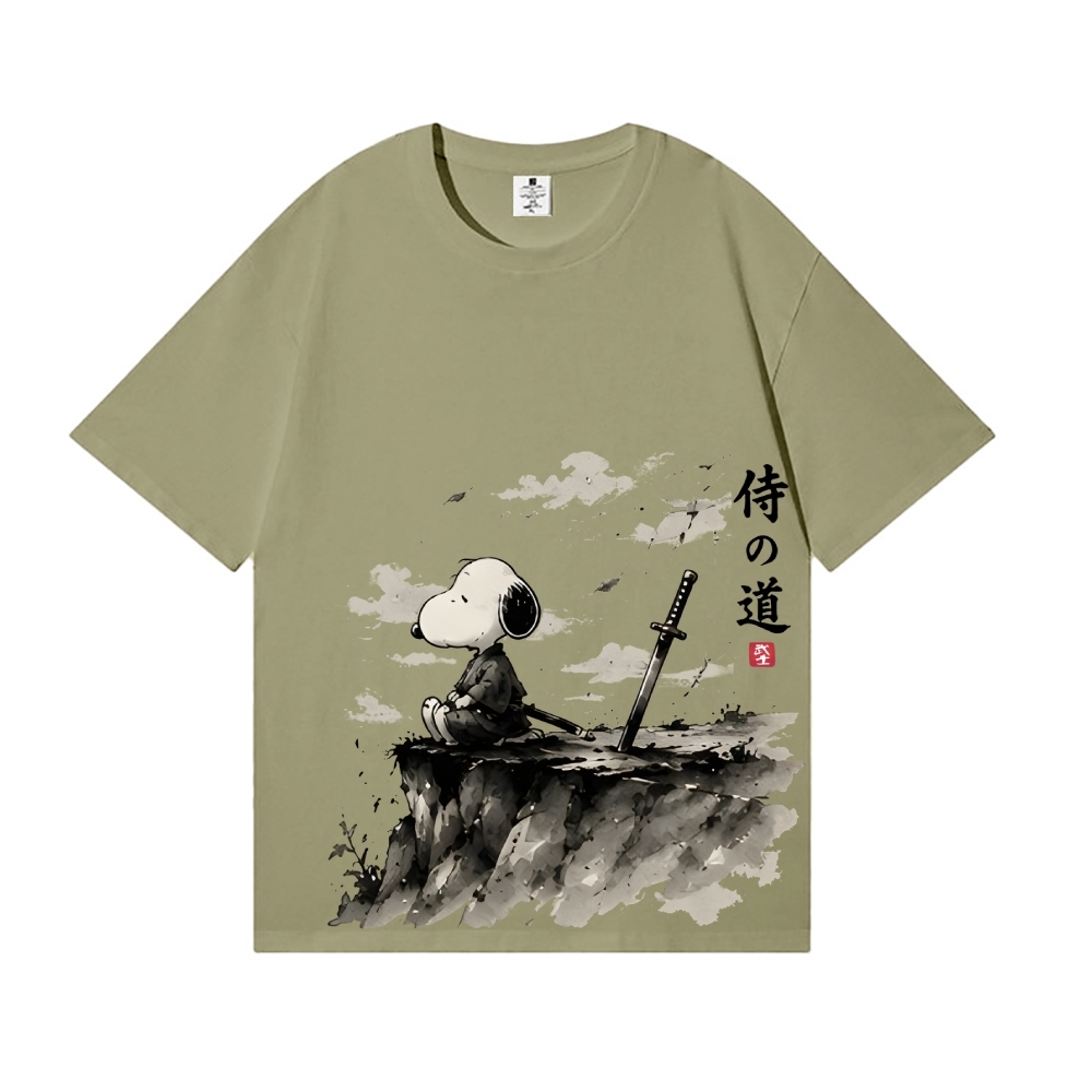 Samurai Peanuts Japanese Style Classic Tee