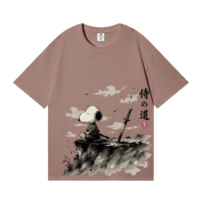 Samurai Peanuts Japanese Style Classic Tee