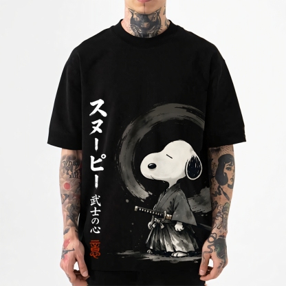 Samurai Peanuts Japanese Style Classic Tee