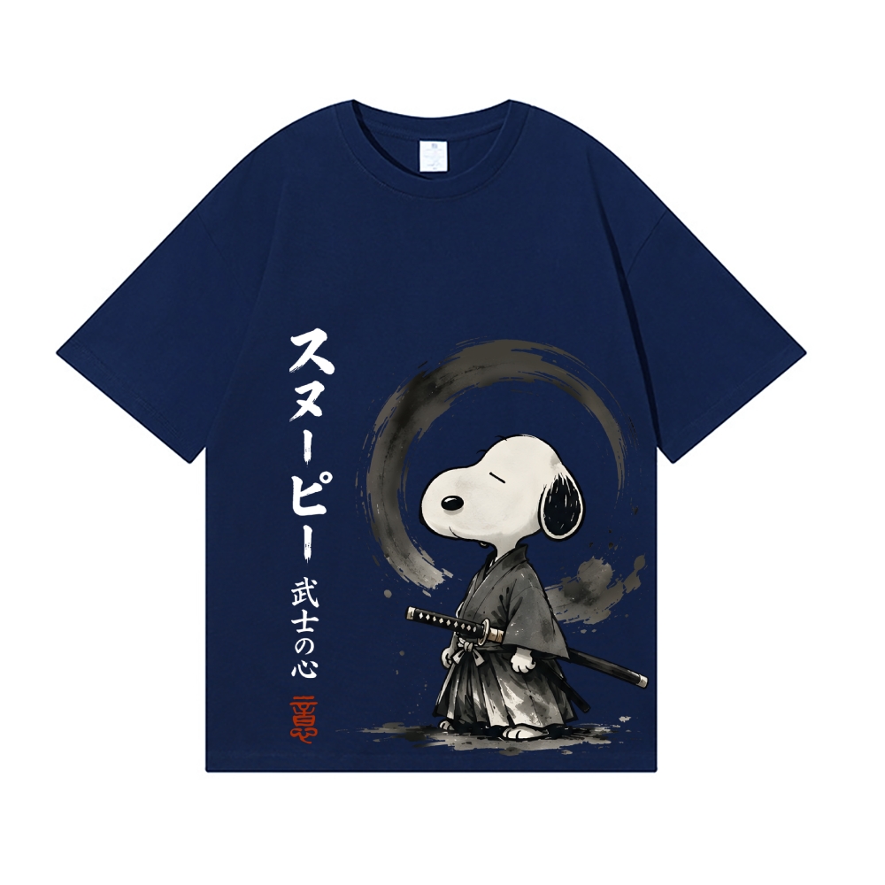 Samurai Peanuts Japanese Style Classic Tee