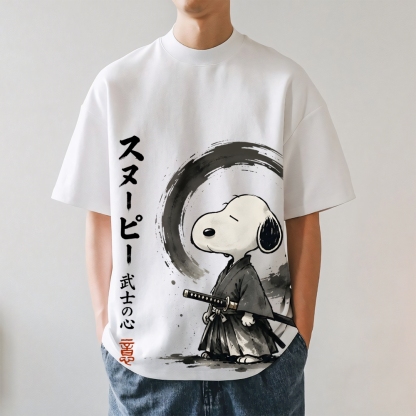 Samurai Peanuts Japanese Style Classic Tee