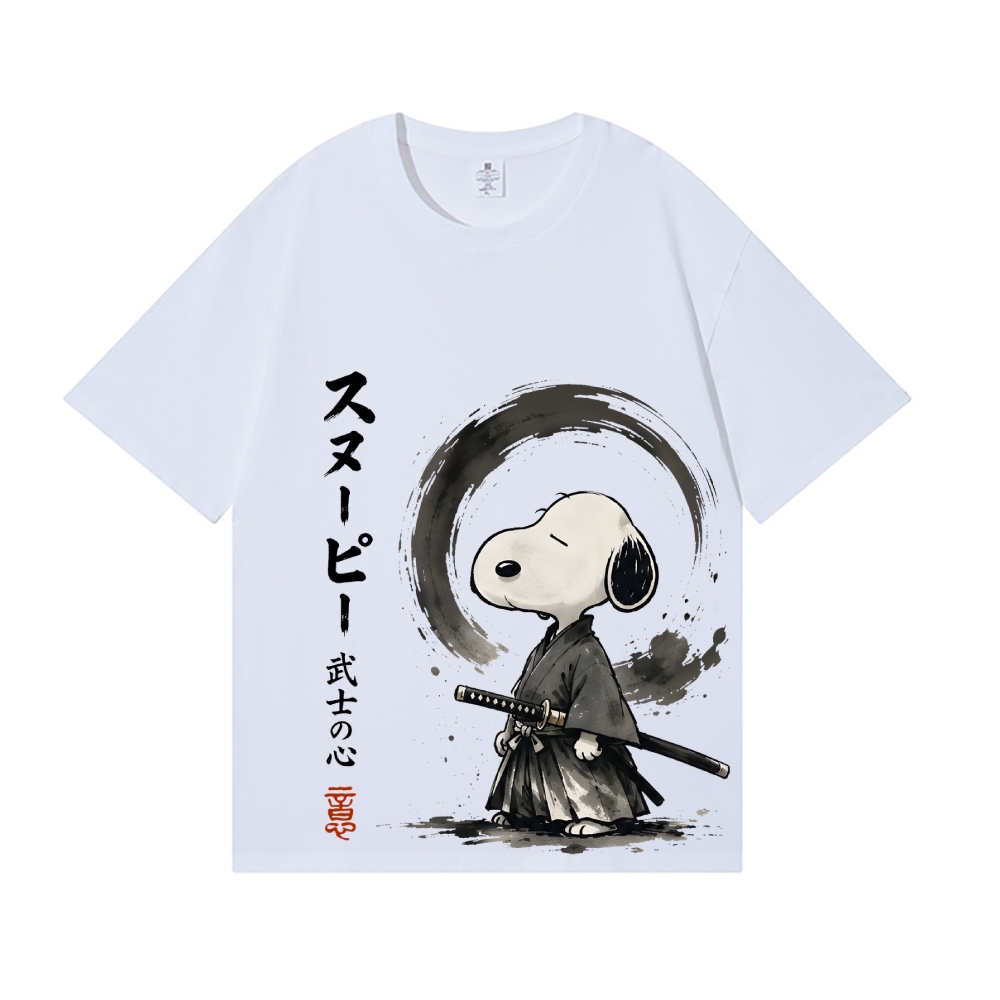 Samurai Peanuts Japanese Style Classic Tee