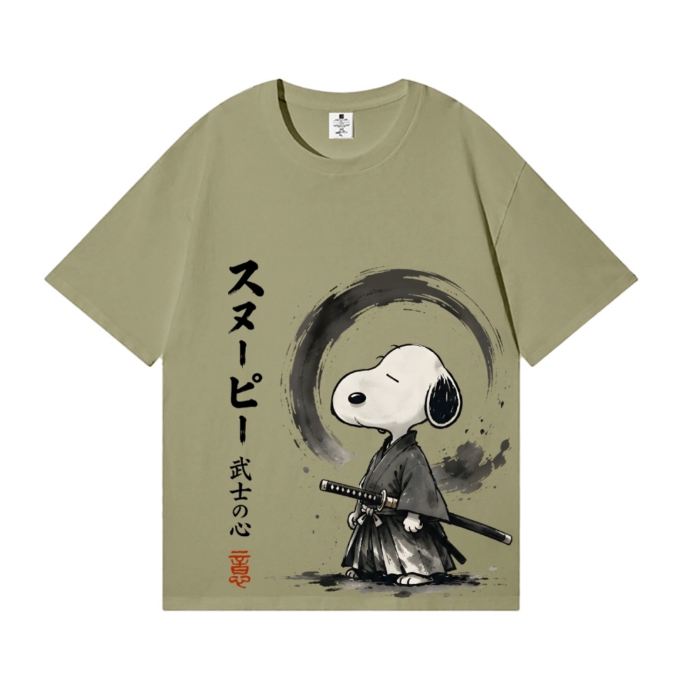Samurai Peanuts Japanese Style Classic Tee