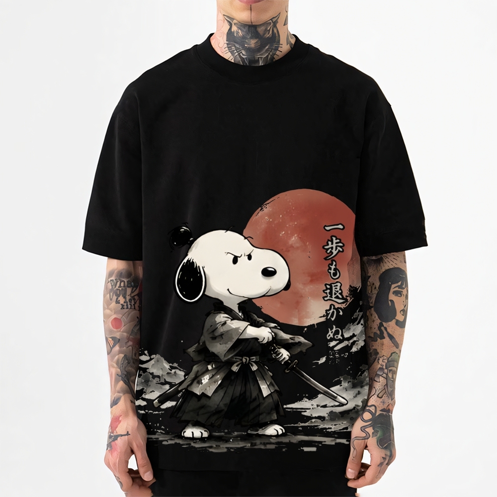 Samurai Peanuts Japanese Style Classic Tee
