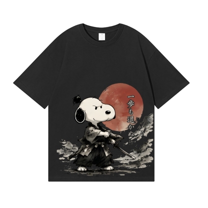 Samurai Peanuts Japanese Style Classic Tee
