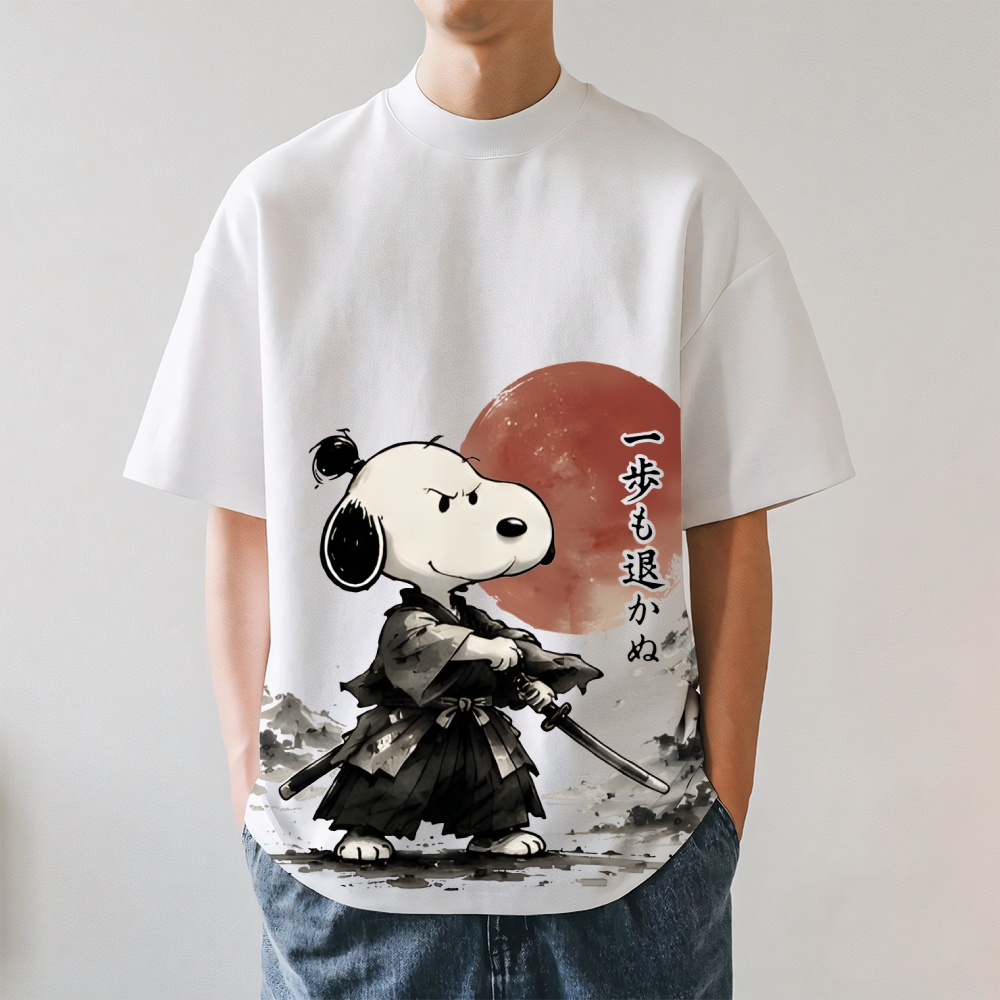 Samurai Peanuts Japanese Style Classic Tee