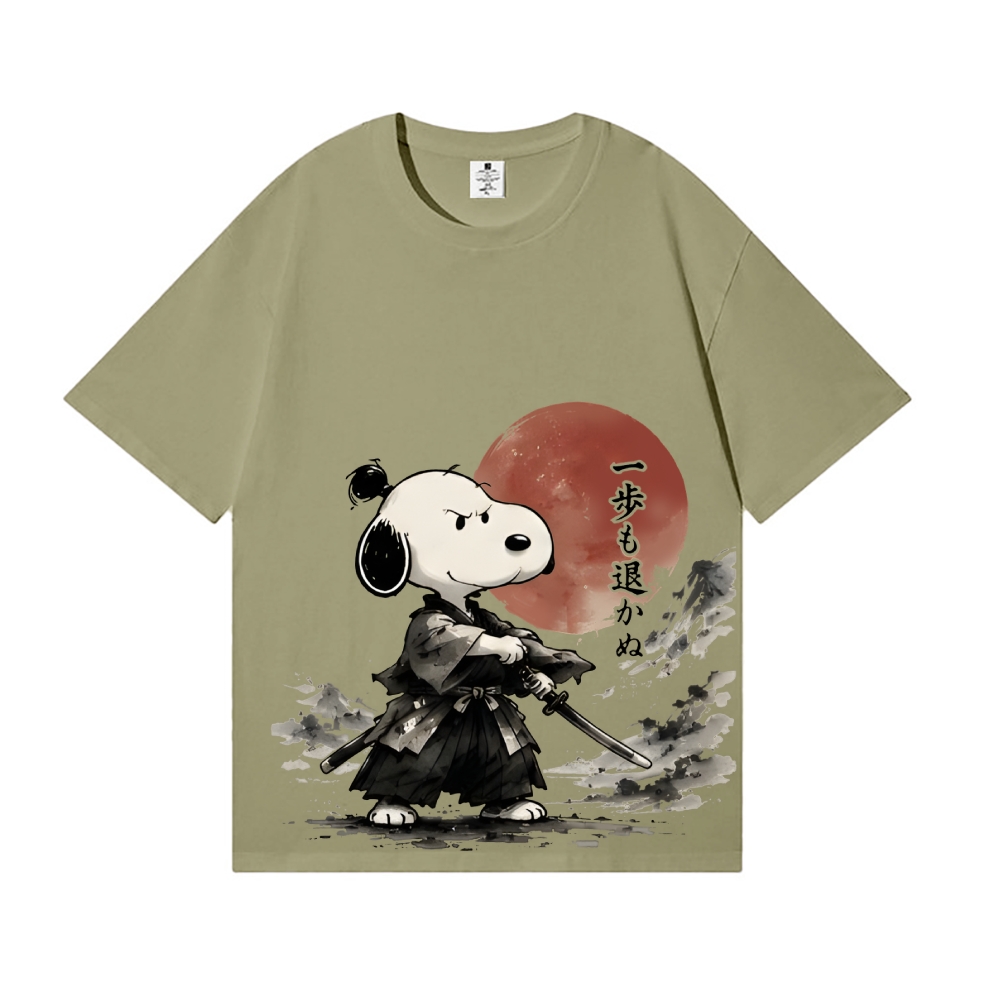 Samurai Peanuts Japanese Style Classic Tee