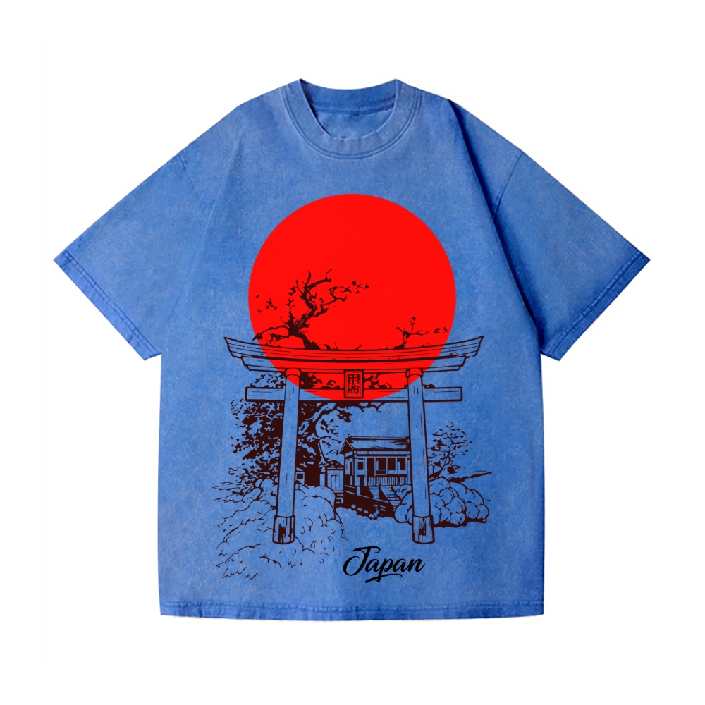 Japanese Shrine Vintage Wash Japanese Design T-Shirt