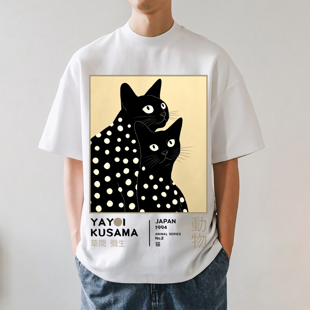 Yayoi Kusama Cat Japanese Style Classic Tee