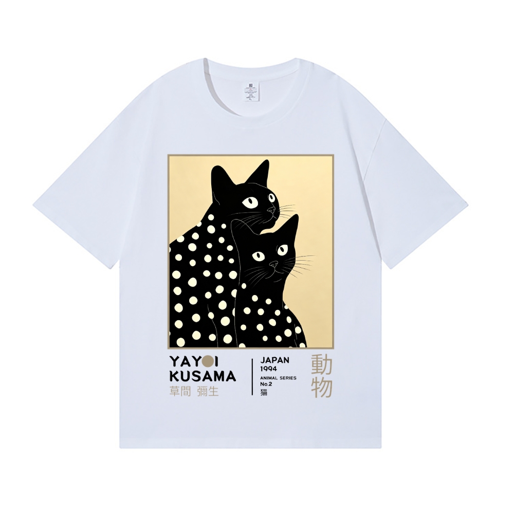 Yayoi Kusama Cat Japanese Style Classic Tee