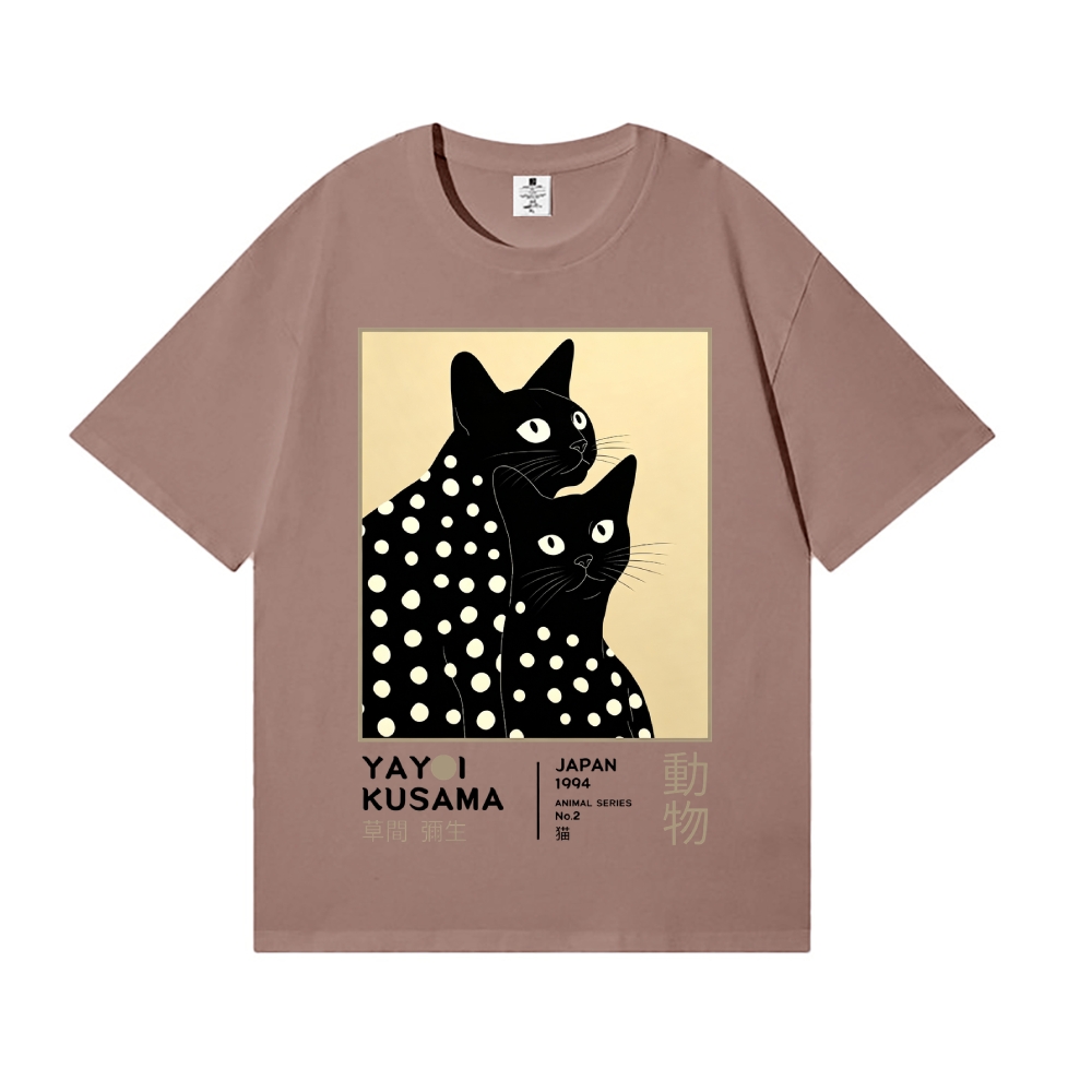 Yayoi Kusama Cat Japanese Style Classic Tee