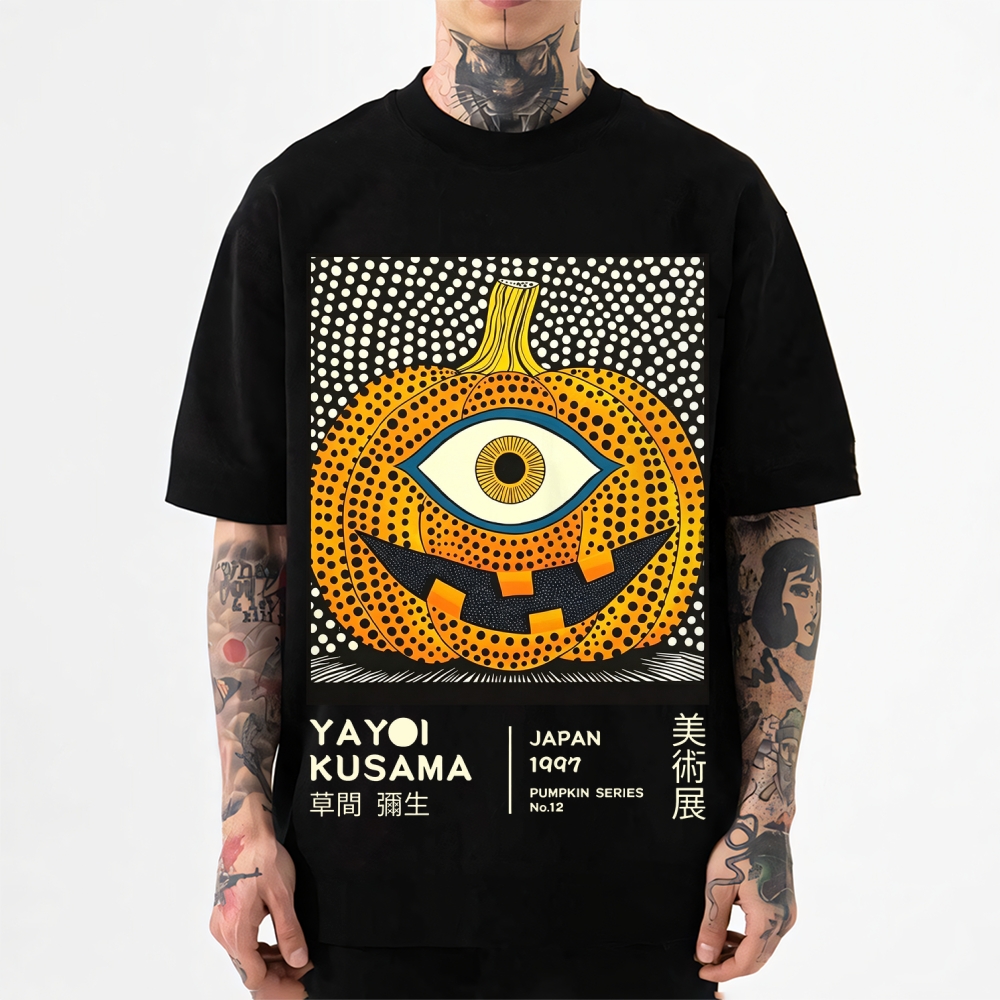 Halloween Yayoi Kusama Pumpkin Yokai Japanese Style Classic Tee
