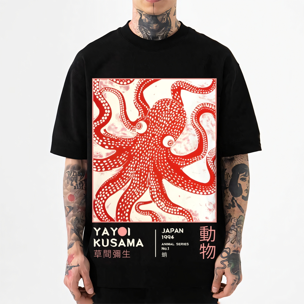 Yayoi Kusama Octopus Japanese Style Classic Tee
