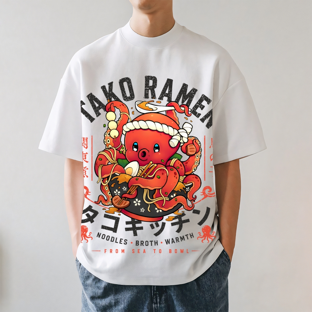 Tako Ramen Japanese Style Classic Tee