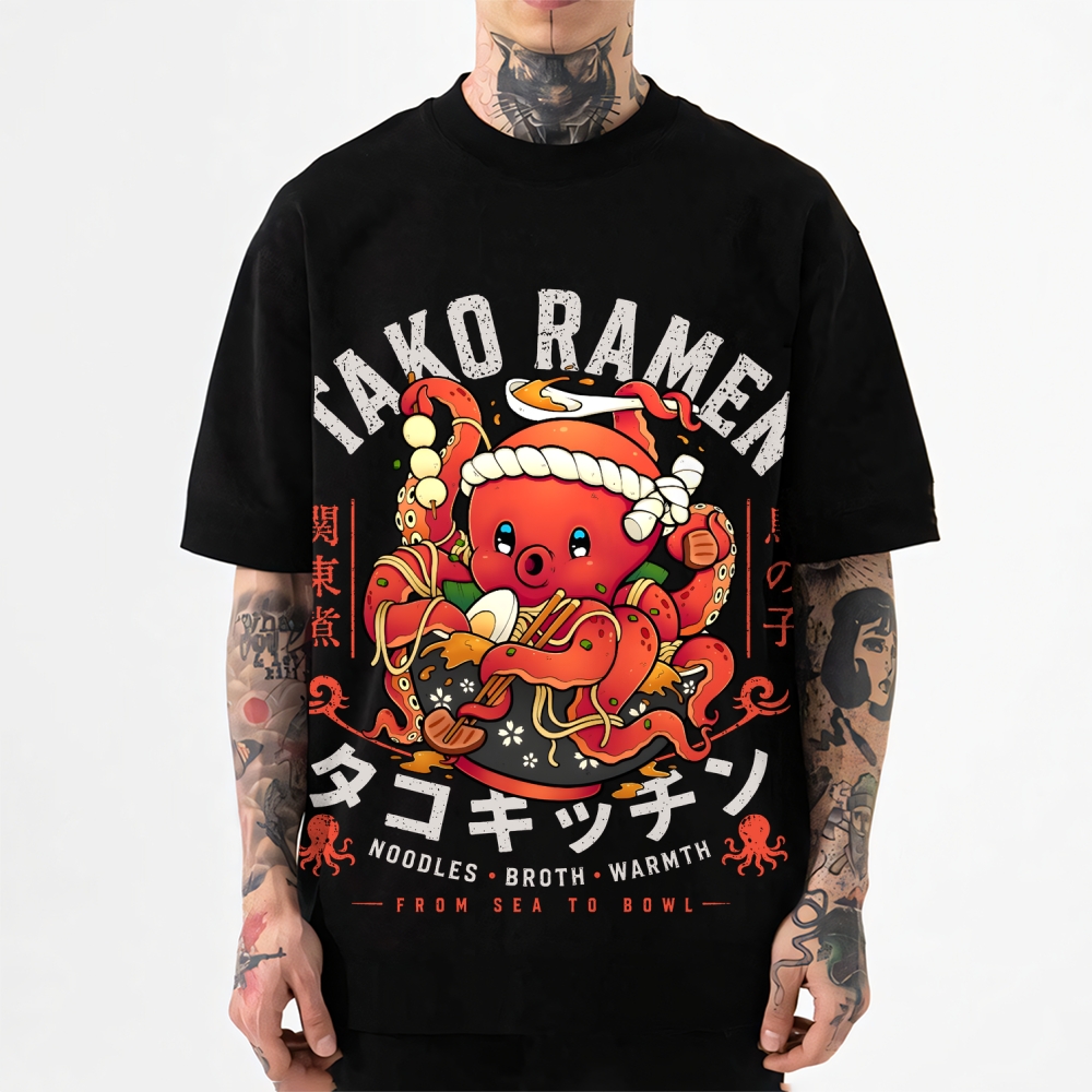 Tako Ramen Japanese Style Classic Tee