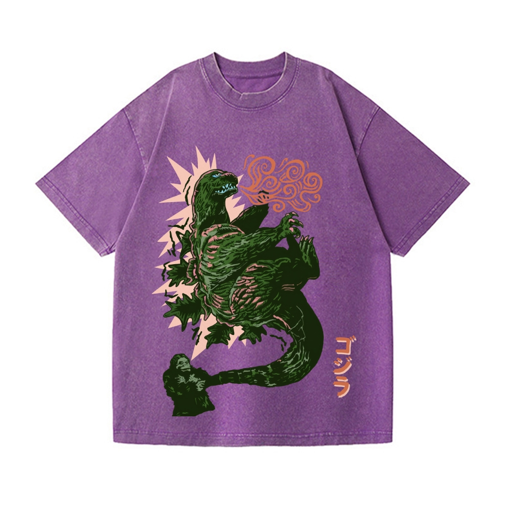 Tokyo Kaiju Vintage Wash Japanese Design T-Shirt
