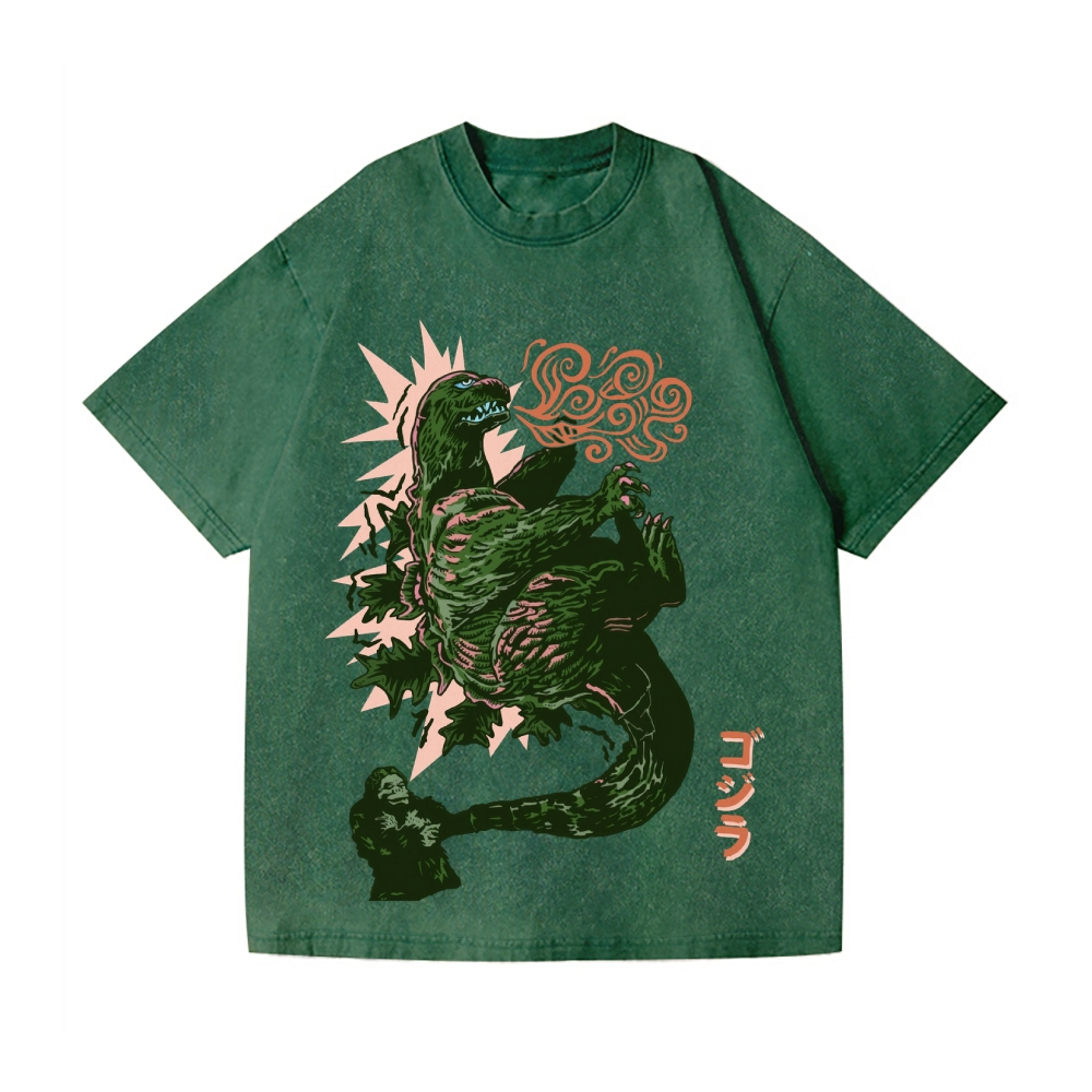 Tokyo Kaiju Vintage Wash Japanese Design T-Shirt