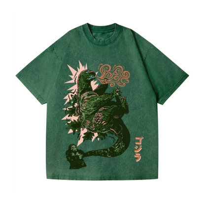 Tokyo Kaiju Vintage Wash Japanese Design T-Shirt