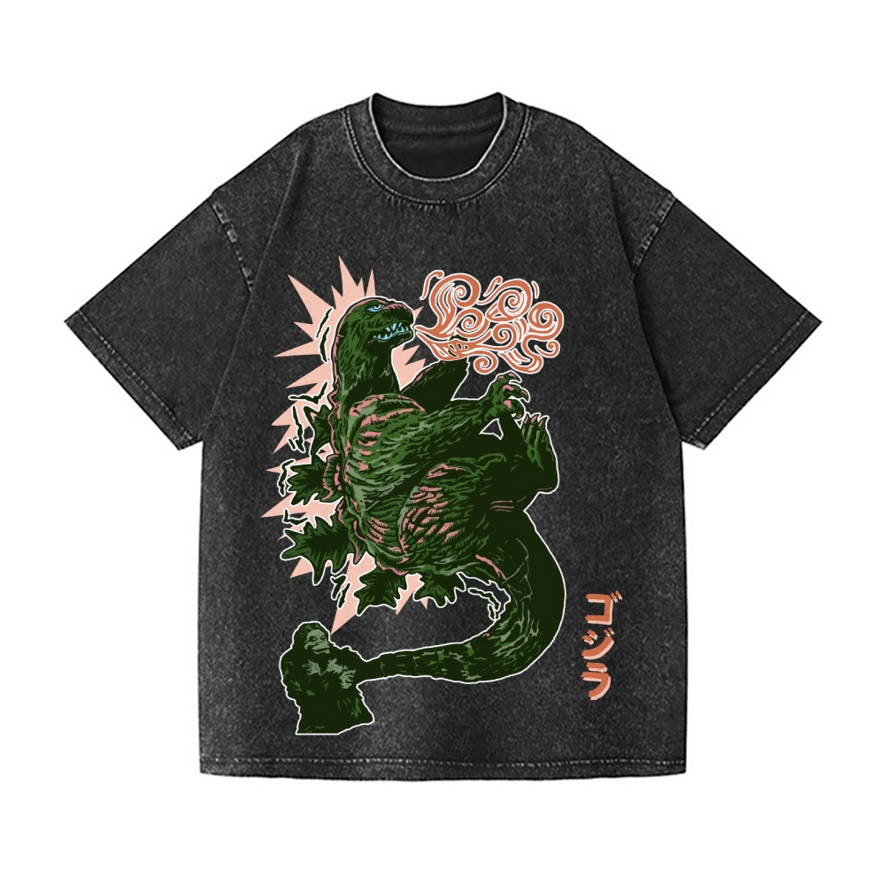 Tokyo Kaiju Vintage Wash Japanese Design T-Shirt