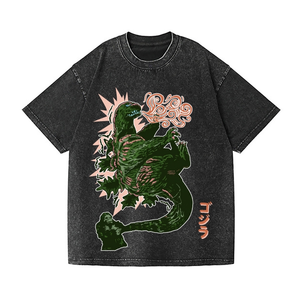 Tokyo Kaiju Vintage Wash Japanese Design T-Shirt