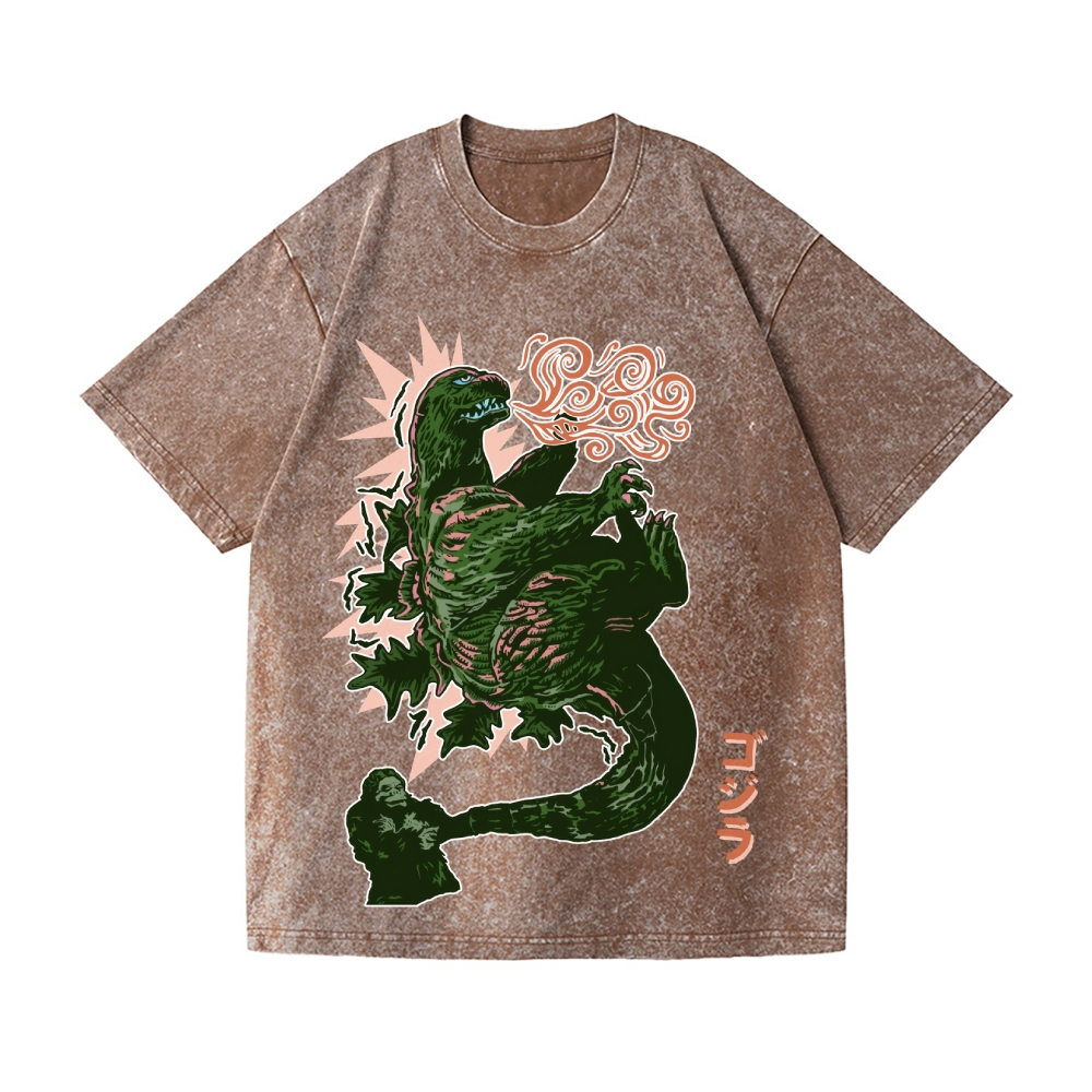 Tokyo Kaiju Vintage Wash Japanese Design T-Shirt