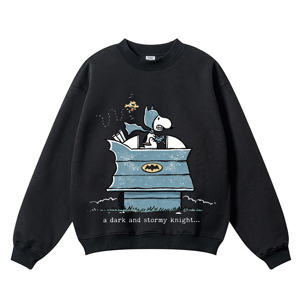 Halloween Peanuts Vintage Cotton Blend Sweatshirt