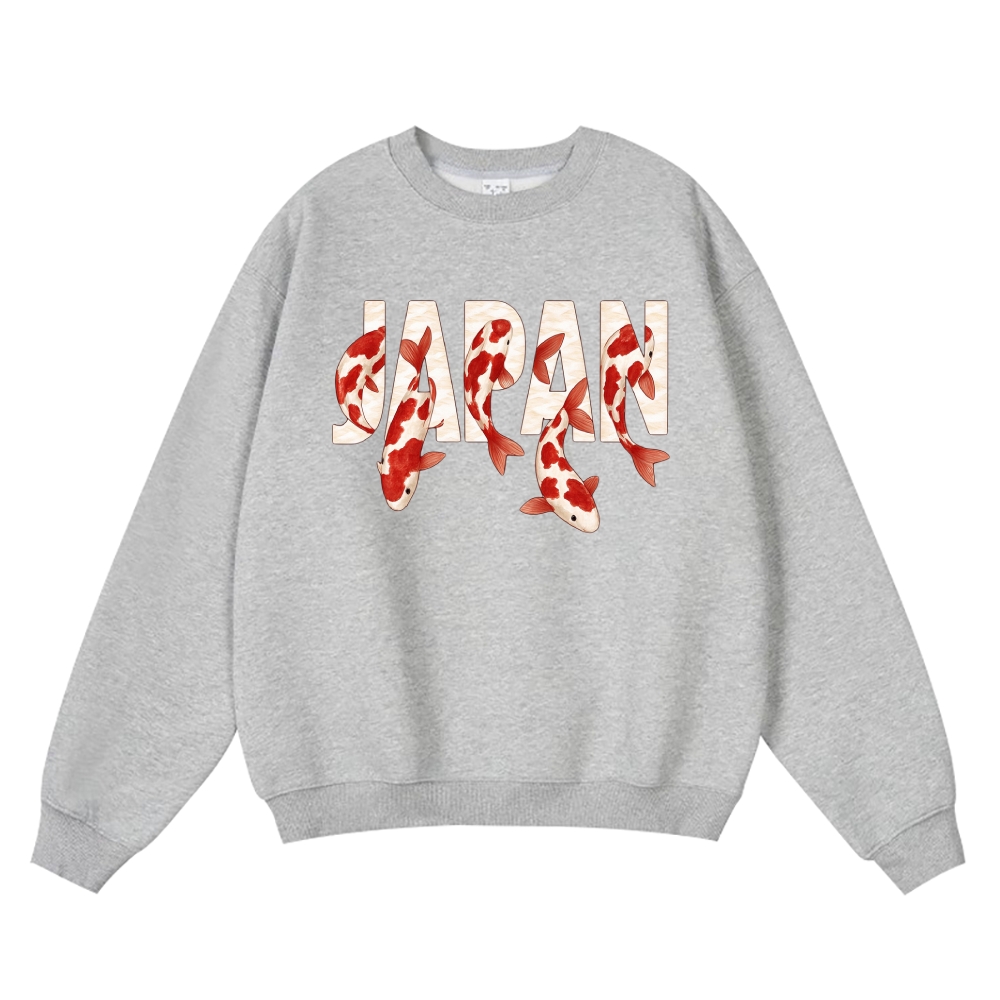 Koi Japan Icon Vintage Cotton Blend Sweatshirt