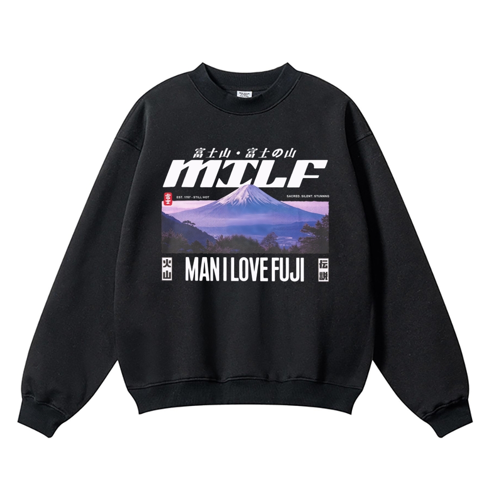 Fuji Vintage Cotton Blend Sweatshirt