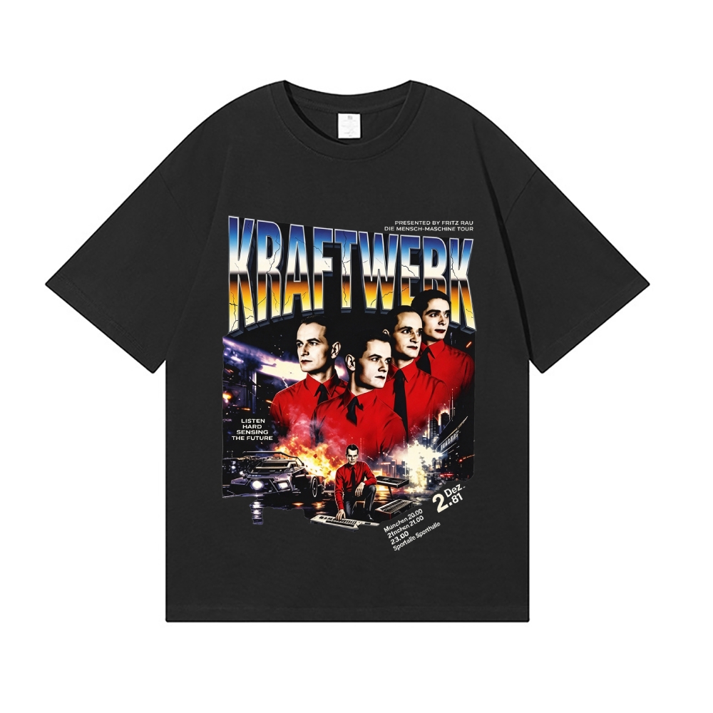 Kraftwerk Band Japanese Style Classic Tee
