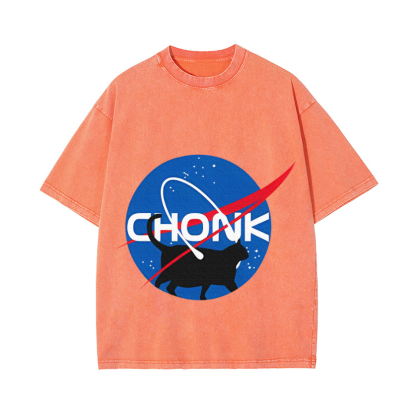 CHONK/NASA Vintage Wash Japanese Design T-Shirt