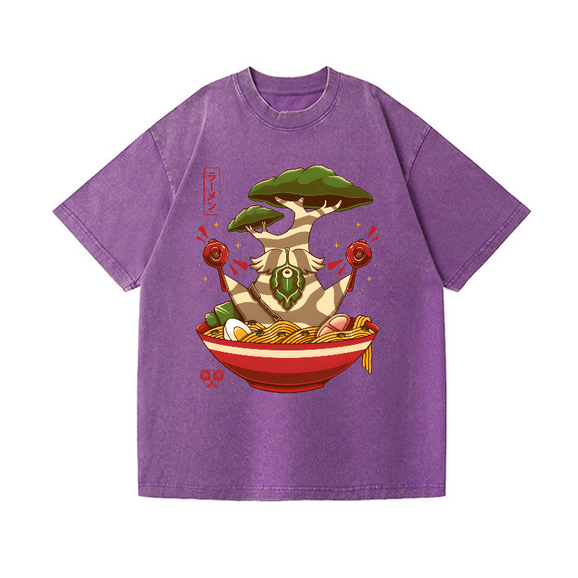 Bonsai Ramen Vintage Wash Japanese Design T-Shirt