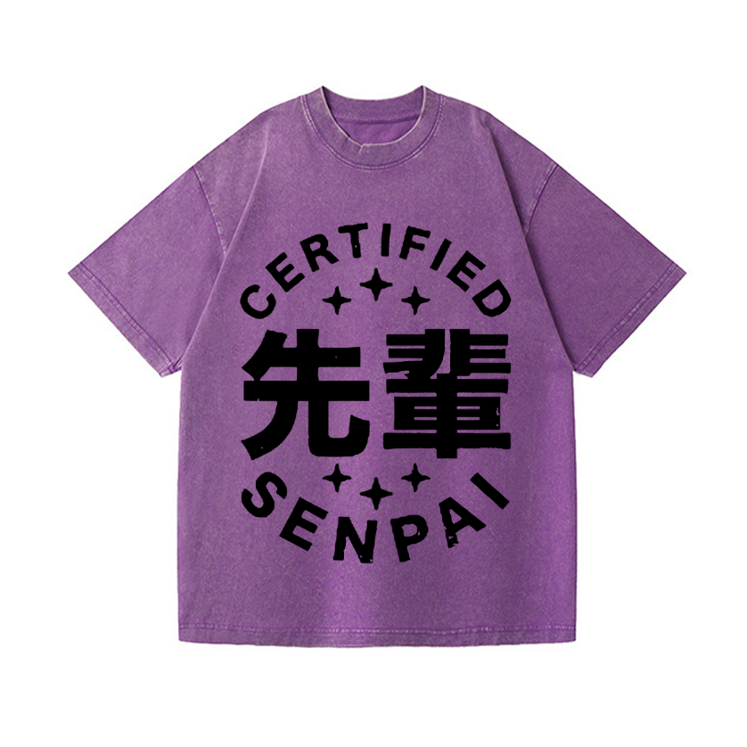 Senpai Vintage Wash Japanese Design T-Shirt
