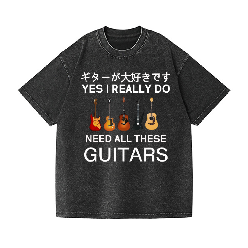 Vintage Wash Japanese Design T-Shirt