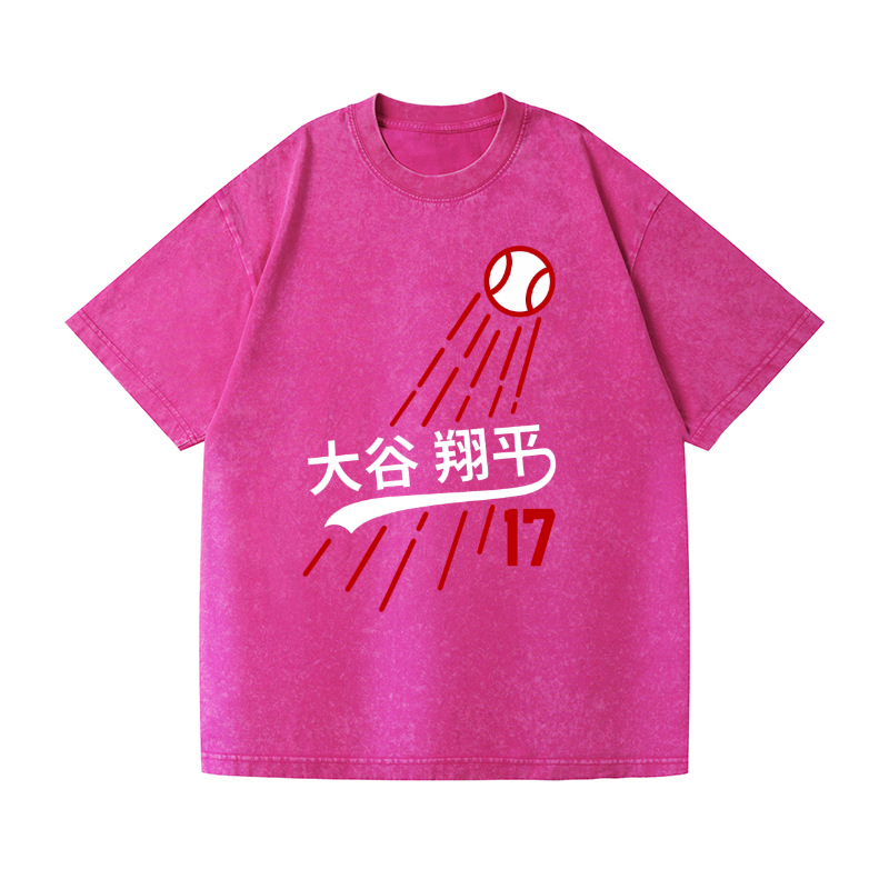 Shohei Ohtani Vintage Wash Japanese Design T-Shirt