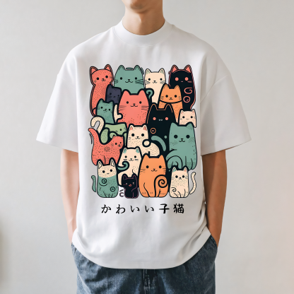 Cat Japanese Style Classic Tee