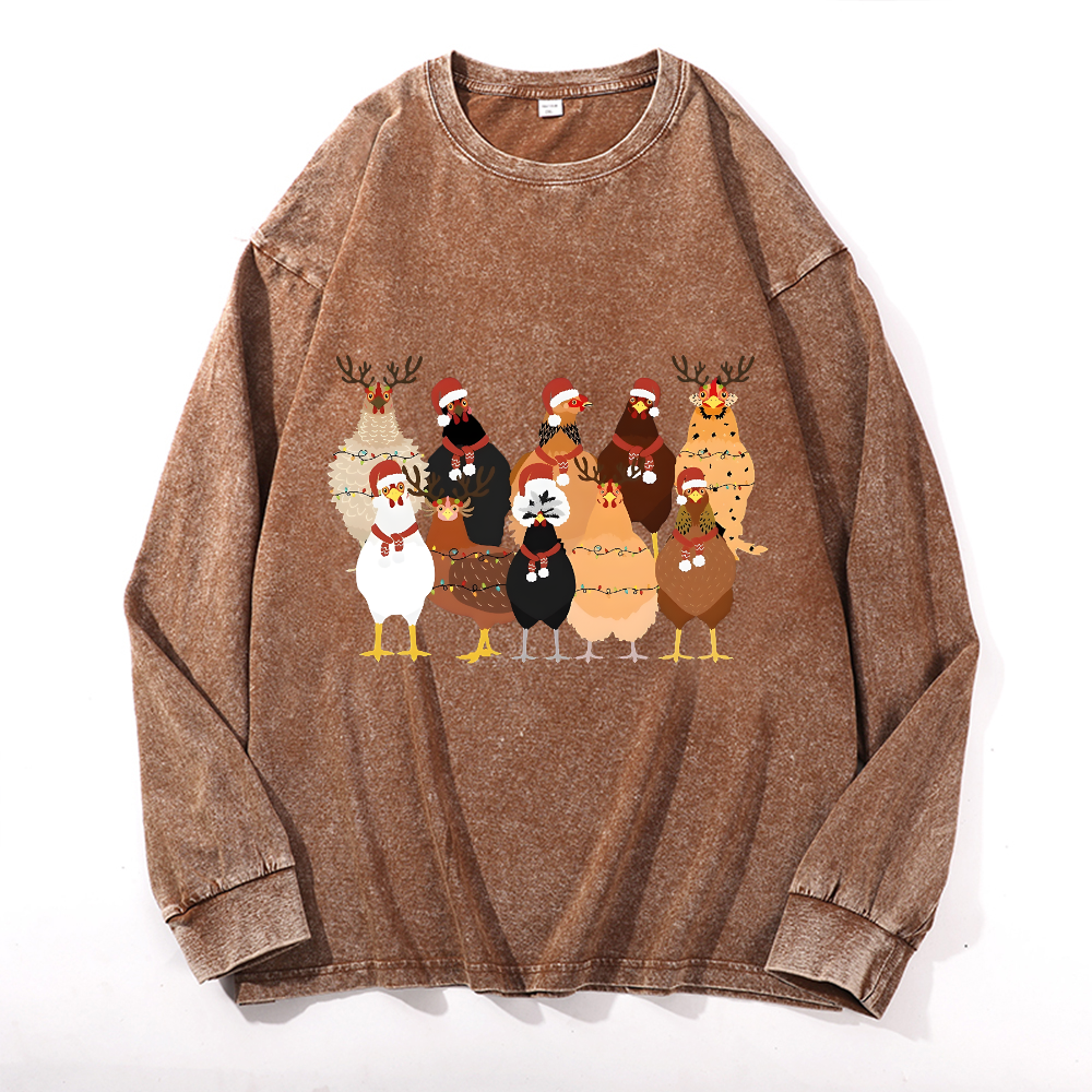 Vintage Cotton Wash Crewneck Sweatshirt