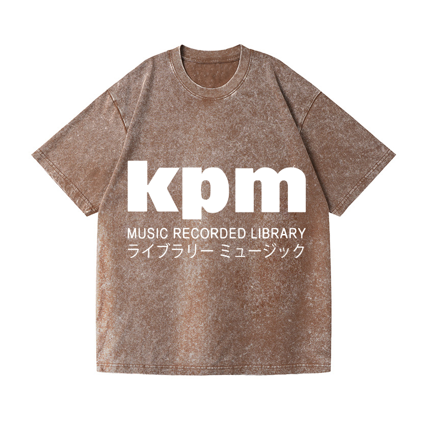 KPM Music Recorded Library Vintage Wash Japanese Design T-Shirt