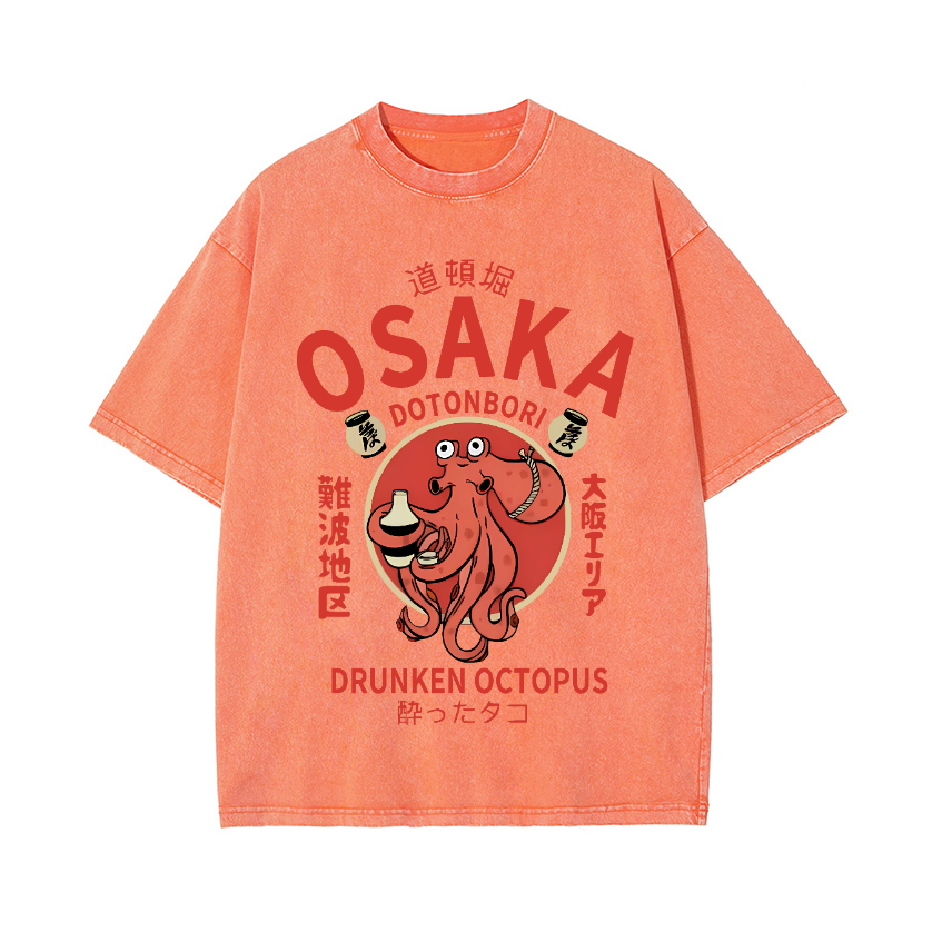 OSAKA Vintage Wash Japanese Design T-Shirt