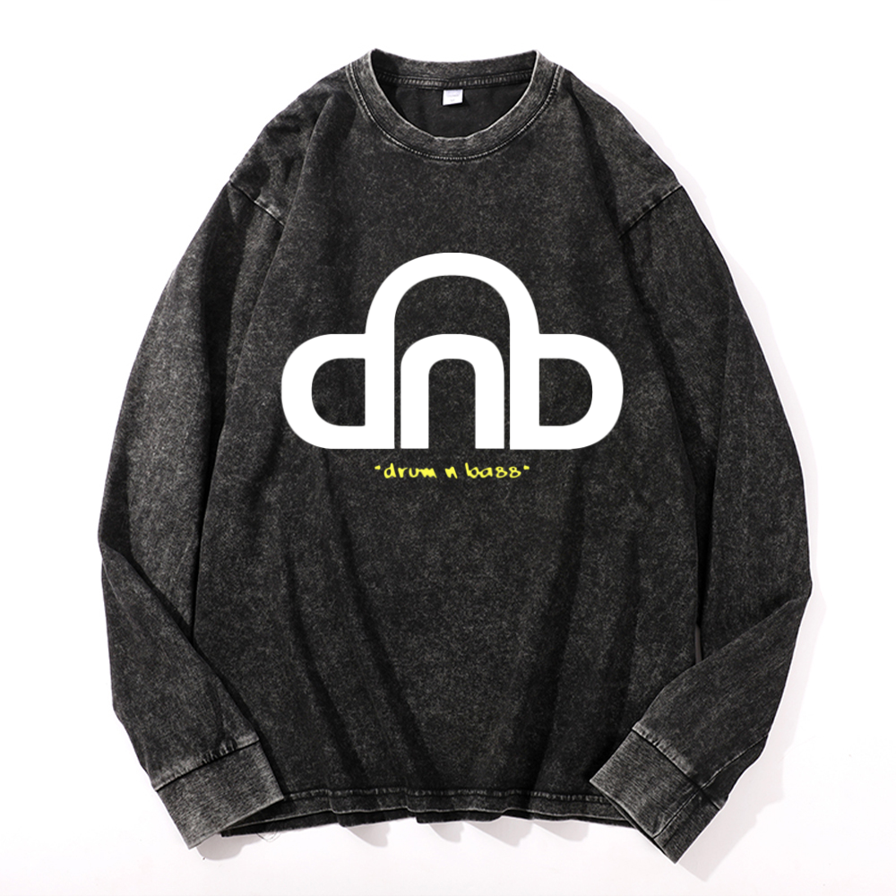 Vintage Cotton Wash Crewneck Sweatshirt